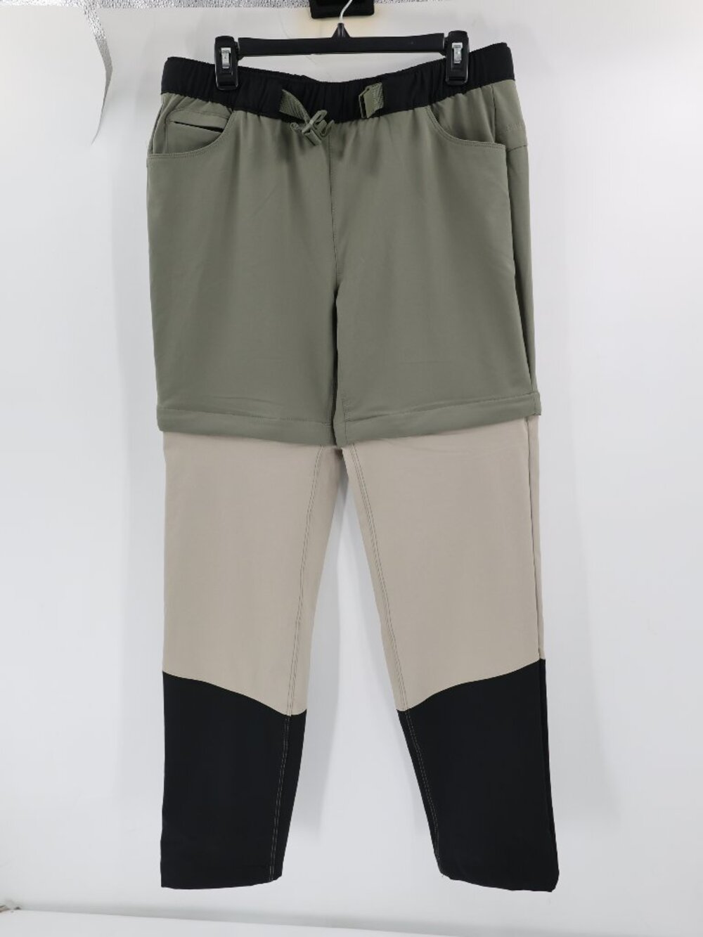 Eddie Bauer pants womens 10 L32 travex Clima Trail Colorblock Convertible Hiking